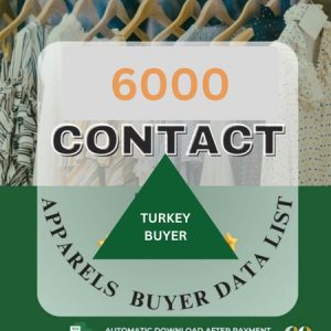 6000 Turkey Wsn Buyer data list